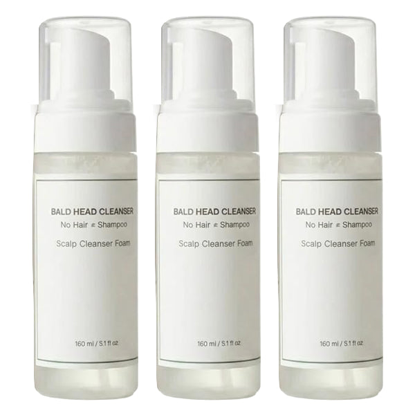 3 Pack - Labviyhi Bald Head Cleanser Foam Daily Scalp Wash for Shaved Head 5.1oz Labviyhi